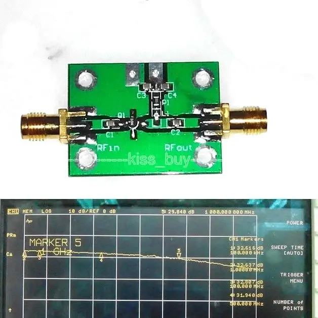 0.1 2000MHz 30dB Low Noise Broadband RF Receiver Amplifier