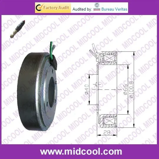 Auto AC Compressor Clutch Coil FOR VOLVO,ROVER 200,MAN SELTEC TM16 24V