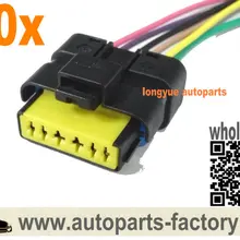 Longyue 10 шт. FCI 6 способ женский автомобильный Инжектор Разъем пучок штепселя 6"
