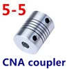 Alésage de couplage en alliage d'aluminium, 5*5mm 5*8mm 8*8mm, partie d'imprimante 3D, arbre Flexible, coupleur de vis, partie moteur pas à pas ► Photo 3/3