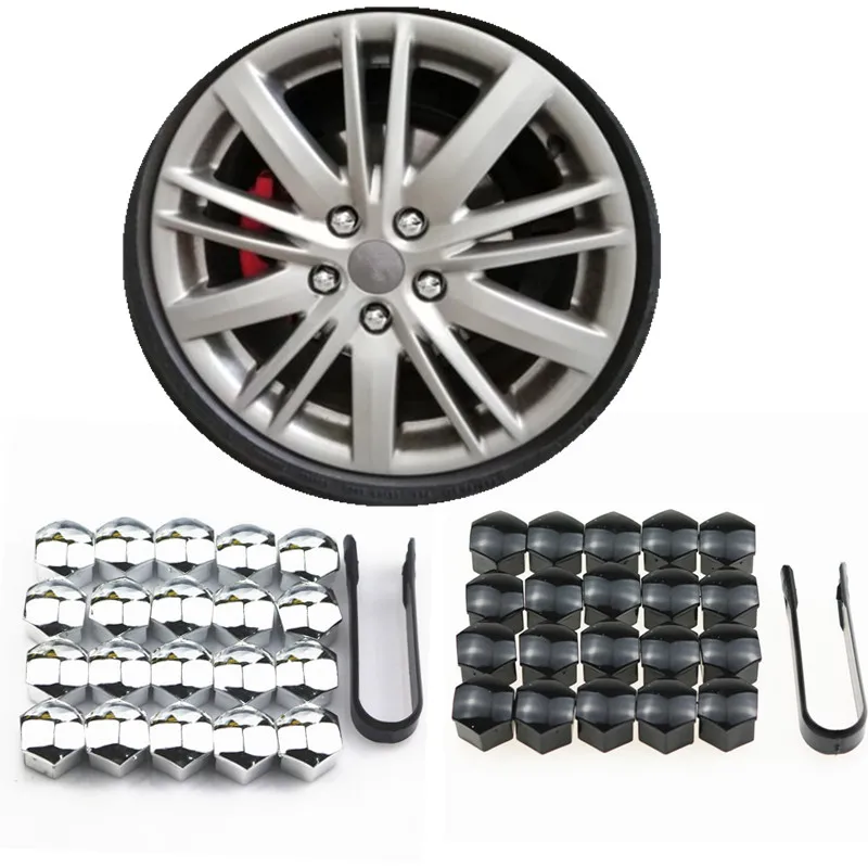 20pcs 17mm Wheel Nut Bolt Head Cover Cap Protective Bolt Caps font b Exterior b font