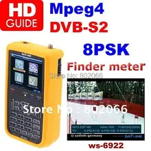 2012 HD mpeg4 DVB-S2 сатфайндер измерительный прибор с поиском спутникового сигнала цифрового отображения сатфайндер измерительный прибор с поиском спутникового сигнала ws 6922