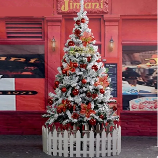 1 5 m 150cm snow snowflake christmas tree flocking spray snow christmas tree flocking