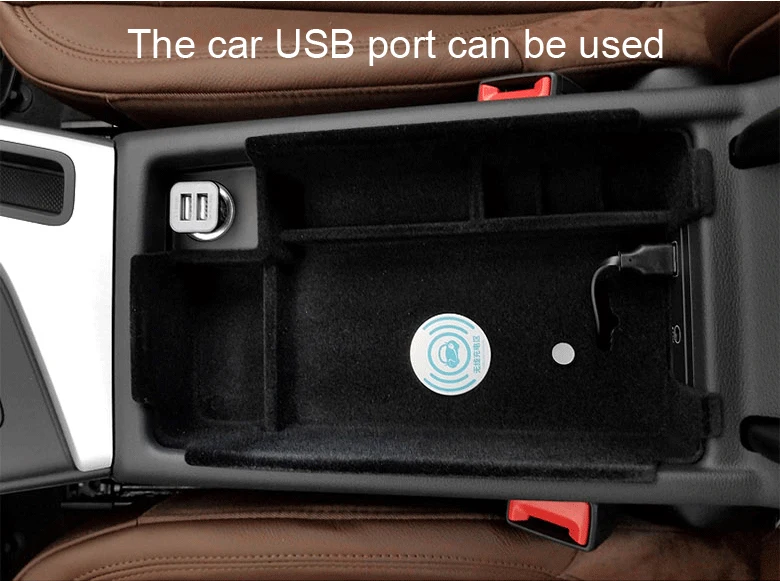 AOSRRUN специальный бортовой QI беспроводной телефон зарядная панель автомобильные аксессуары чехол для AUDI A4 A4L A5