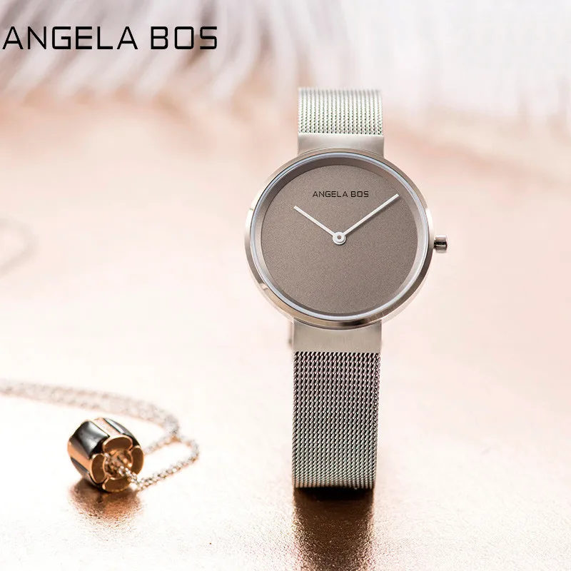 Top Brand Luxury Thin Simple Europe Design Sapphire Glass Quartz Watch Women Weave Stainless Steel Watches Men kobiet zegarka