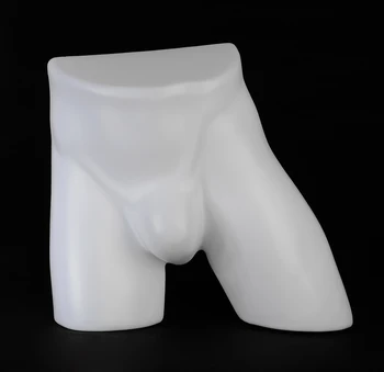 

Man Underwear Swimsuit Mannequin Torso Display Incline Model lower Half Body Torso men's underwear display white free shipping
