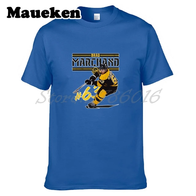 Men T shirt Boston #63 Brad Marchand Play Clothes T Shirt Men's for
