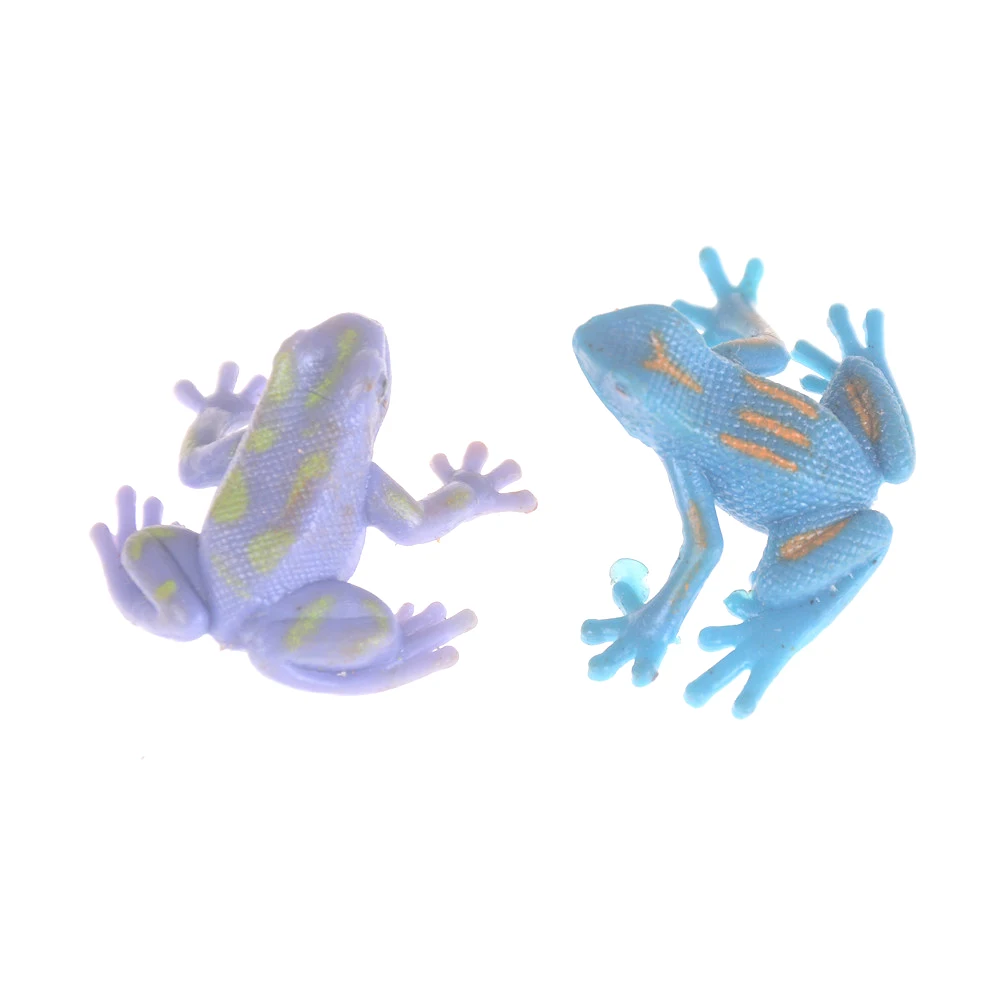 5Pcs Mini Frogs Home Decor/crafts Mini Frog Dollhouse Decor Random Style