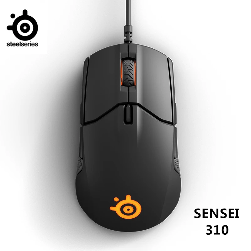  Free shipping SteelSeries Sensei 310 optical wired gaming mouse RGB Light 12000 DPI Mouse For LOL C
