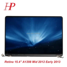 For Apple Late 2013 Mid 2014 For Macbook Pro 15” A1398 Retina Full LCD Screen Assembly