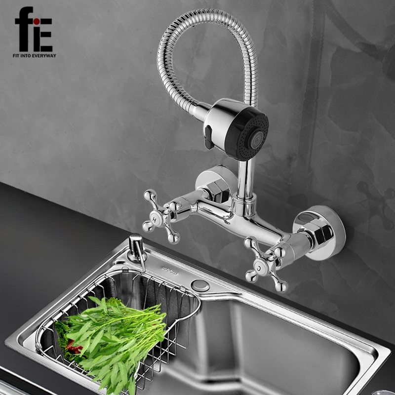 

fiE Kitchen Faucet Mixer Cold And Hot Kitchen Tap Single Hole Water Tap Torneira Cozinha