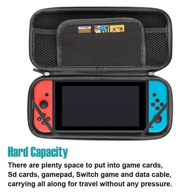 6 в 1 набор игровых аксессуаров для Nintendo Switch дорожная сумка переноски защитный