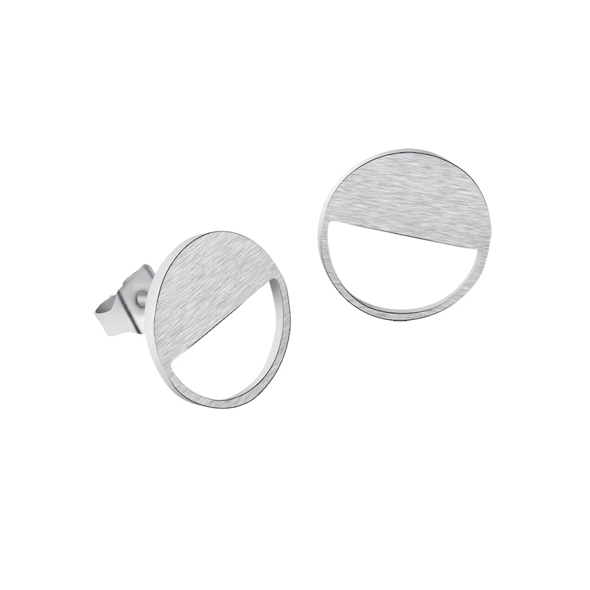 Полые полубусины Для женщин Модные украшения подарки для лучшего друга для девочек Нержавеющая сталь Роза Золотистое украшение Femme Brincos