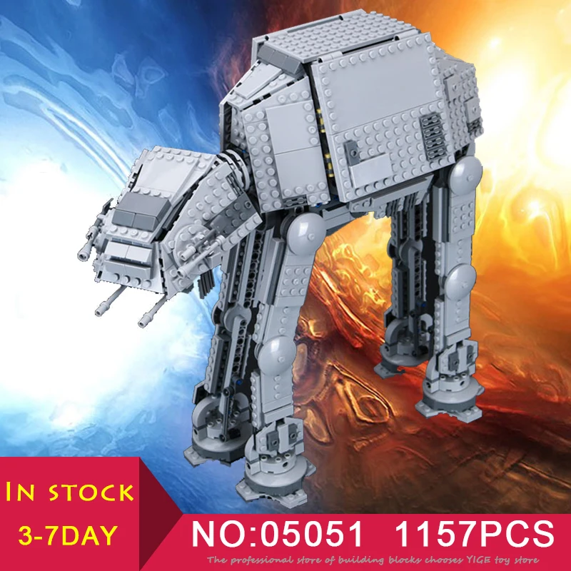 

LEPIN 05051 Star Wars Force Awakens AT AT Transportation Armored Robot compatible LegoINGlys 75054 Model Building Blocks Bricks