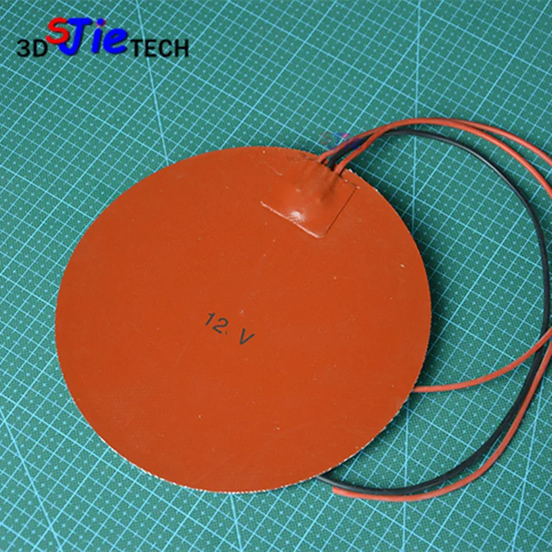 180mm-200mm-250mm-300-mm-Round-silicon-rubber-heating-plate-Heater-heating-pad-silicone-rubber-plate