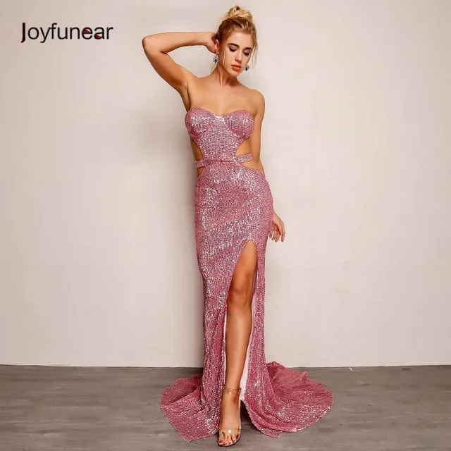 Pink Sequin Dress