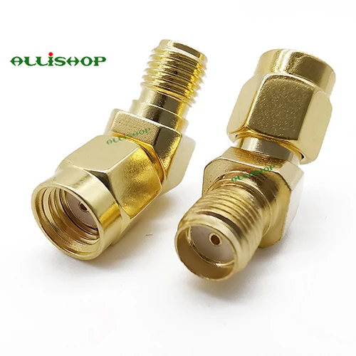 2Pcs SMA RP SMA Male Female RF Coaxial Coax SMA Adapter Kit SMA Male Female WiFi Antenna Connector SMA Plug Jack RF Converter - Цвет: 16