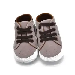 Малышей Спортивная обувь детские для маленьких мальчиков мягкая подошва Обувь для младенцев 0-18 месяцев