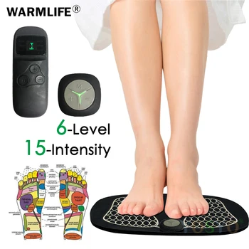 

New Remote Control EMS Foot Massager Wireless ABS Muscle Stimulator Physiotherapy USB Rechargeable Revitalizing Pedicure Tens