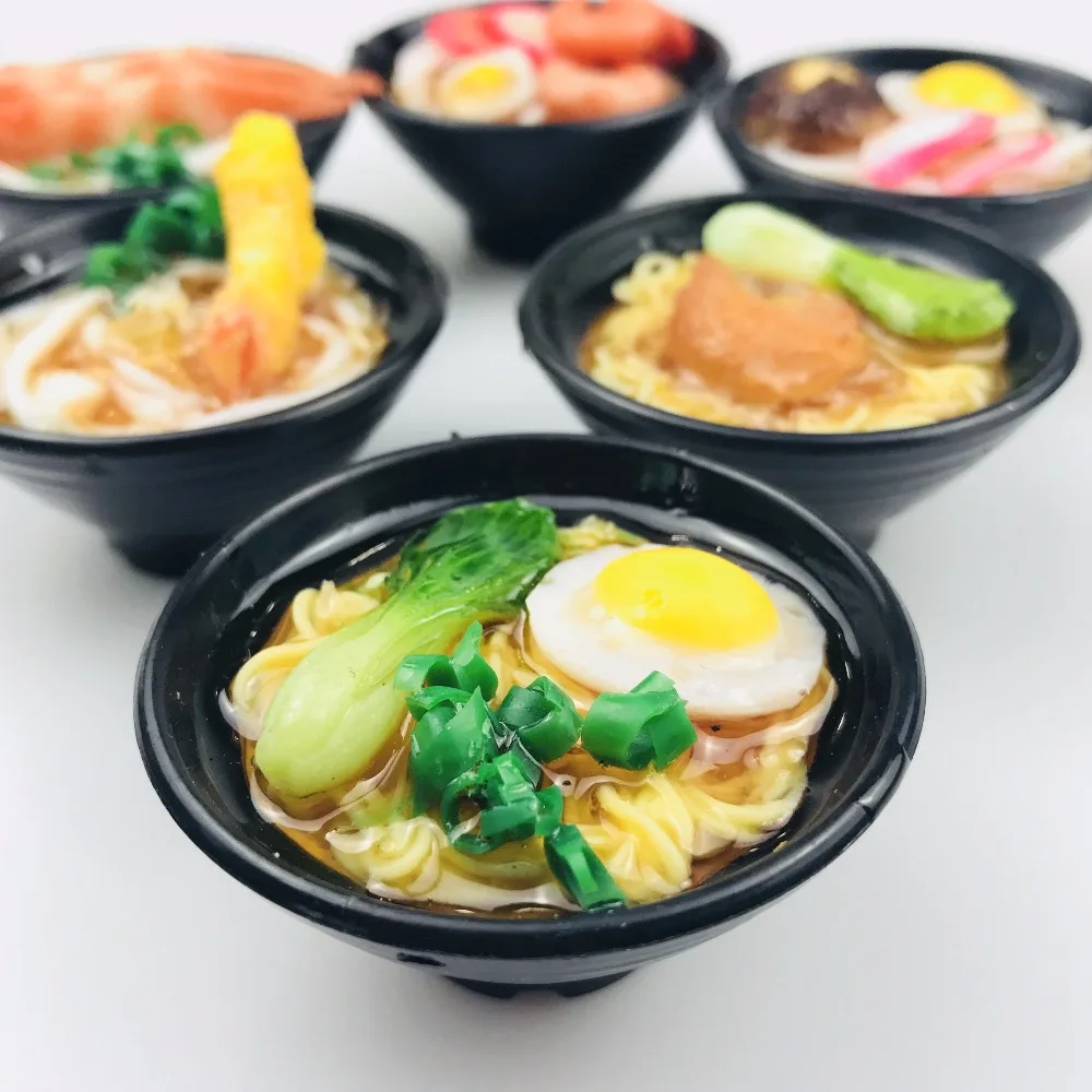 2 шт./лот масштаб 1/6 миниатюрный кукольный домик японская морепродукты Лапша для