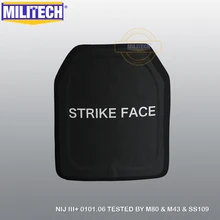 MILITECH SIC& PE NIJ уровень III+ пуленепробиваемая пластина NIJ уровень 3 плюс автономная баллистическая панель NIJ 3 AK47& SS109& M80 панель