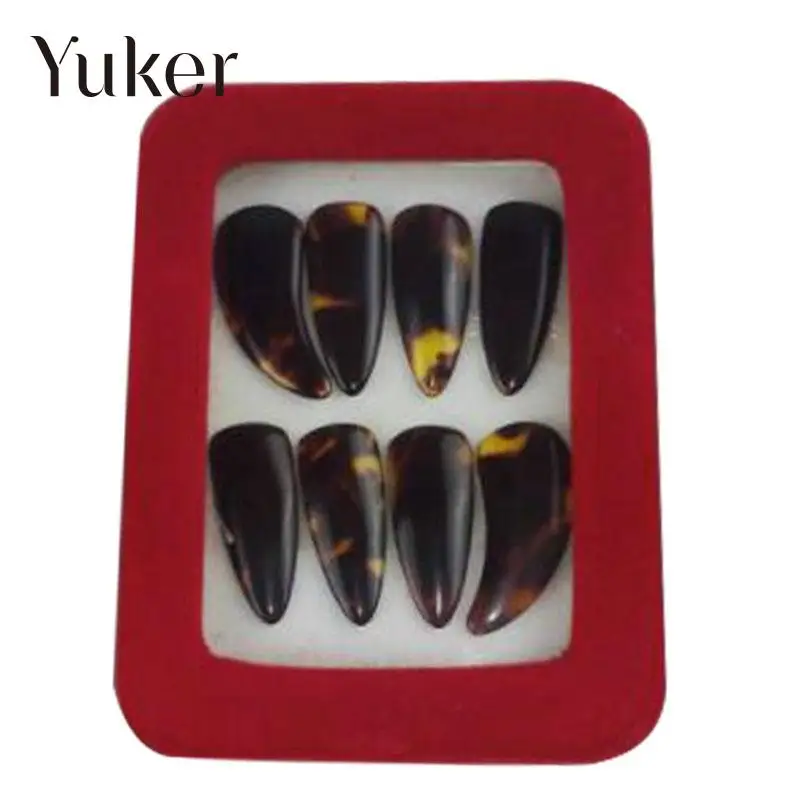 8 шт./компл. Guzheng Picks Gu Zheng Пальцы для ногтей с коробкой над струнами аксессуары