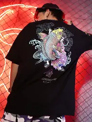 Темно-икона японский стиль Harajuku футболки мужские летние с короткими рукавами уличные футболки хлопковые футболки Мужской Топ