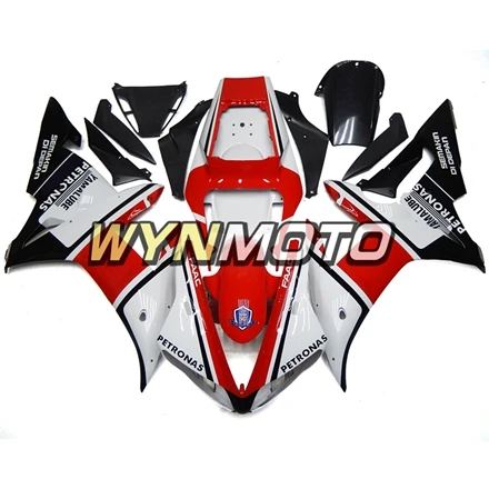 Инъекции пластмассы ABS Обтекатели для Yamaha YZF1000 R1 2002 год 2003 02 03 мотоцикл полный комплект обтекателя красный, белый капоты Чехлы для мангала