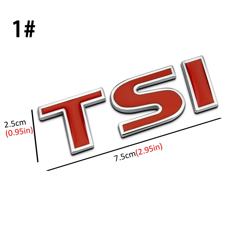 DSYCAR 1 шт. 3D металлический TSI автомобильный боковой крыло задний багажник эмблема значок наклейки для Volkswagen Sagitar, GOLF Magotan Polaris Boracay