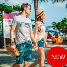 Мужские пляжные шорты, шорты для плавания, Мужская одежда, парные купальники