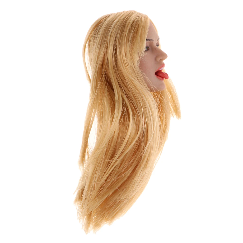 1/6 Scale Seamless European Shape Body Big Busts Carving Head Sculpt Model for 12'' TTL Enterbay /Kumik  Dolls Parts