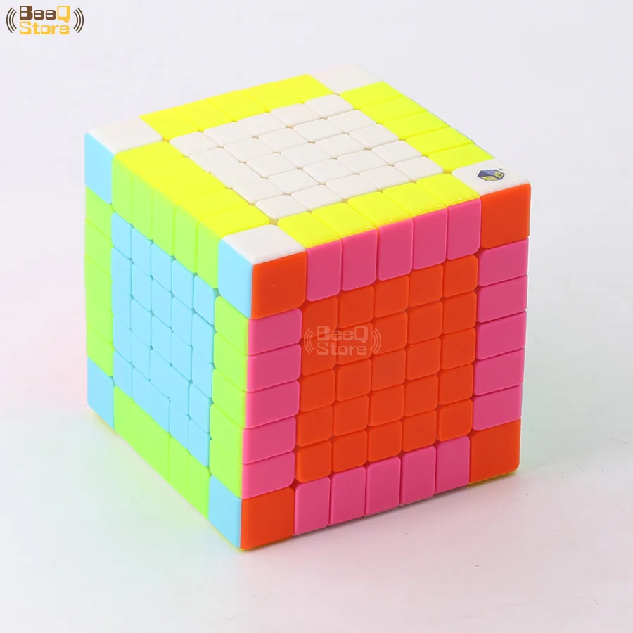 Yuxin Zhisheng Huanglong 7x7x7 7 слоев куб скорость 7x7 головоломка без наклеек для профессионального игрока для обучения обучающая игрушка