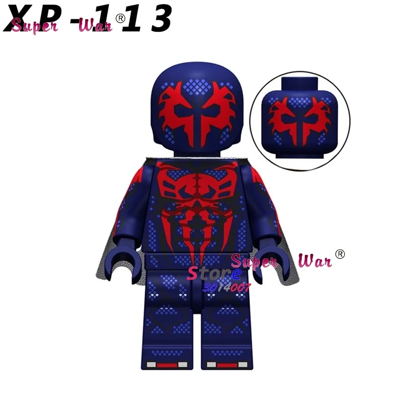 XP113 50 шт. Marvel фильм Человек-паук Дэдпул Железный человек Муравей Халк строительный блок для детей игрушки - Цвет: XP113