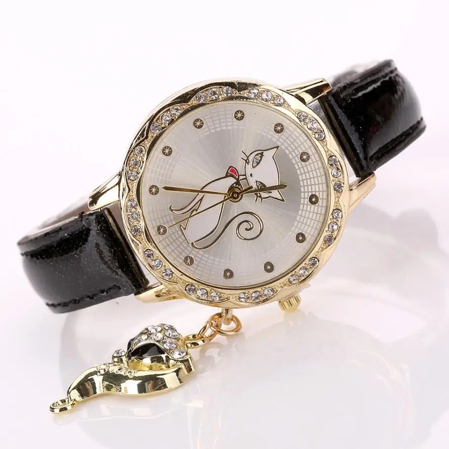 

Fashion Women Watches Bracelet Watches Stainless Steel  Luxury Diamond Analog Leather Quartz Wrist Watches Gift relojes mujer