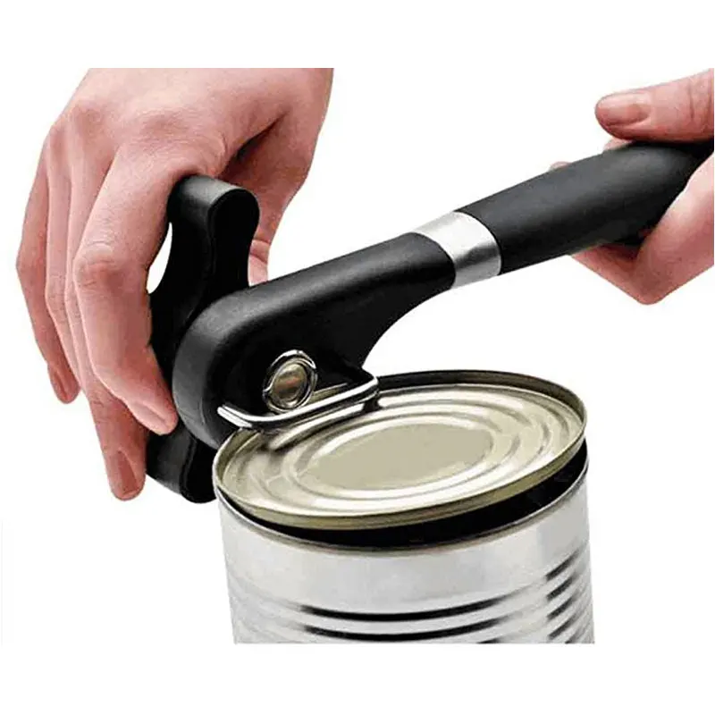 Hand Held Safety Manual Can Opener Made of Dishwasher Safe Stainless