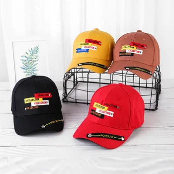 

New Children's hat spring and autumn thin section 2-6 years old child baseball cap boys and girls baby letters cap kids beanies