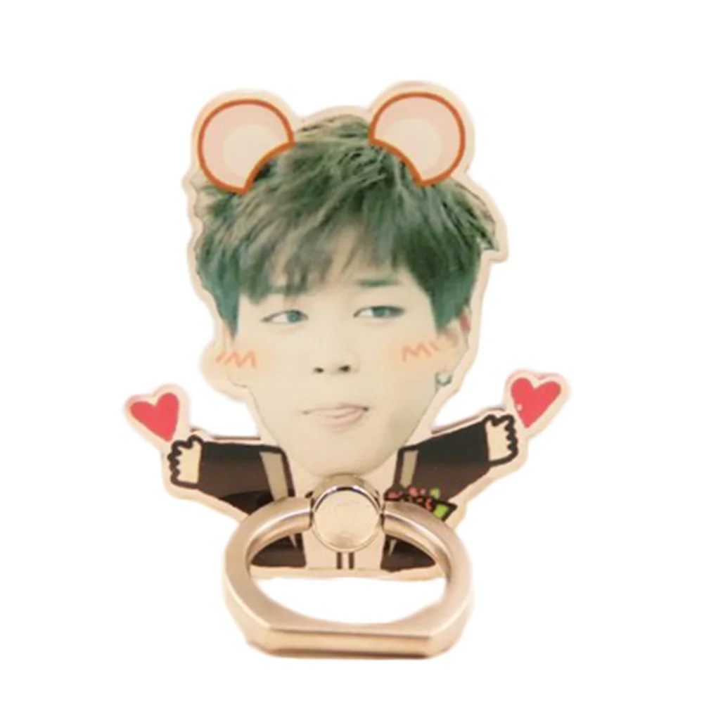 

BTS Metal Bracket Phone Finger Ring Stand Holder 360 Degree Universal