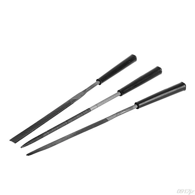 

New 3Pcs Wood Carving Craft Metal Diamond Needle File Set Tools For Ceramic Glass C90A New Drop ship