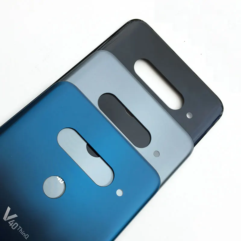 

For LG V40 Glass Rear Battery Cover Housing Case Back Newest Baterry Cover V40 Repair Part