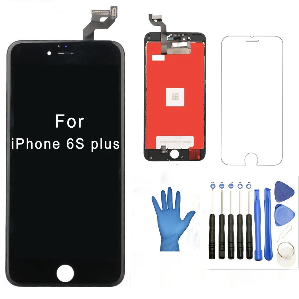 5 для iPhone 6 S плюс ЖК-дисплей Сенсорный экран планшета Ассамблеи Замена черный