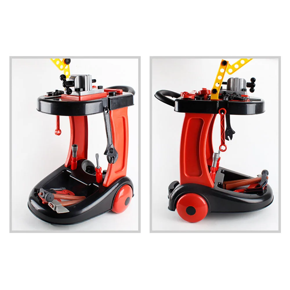 Bambini Trolley Modello Giocattoli Per Bambini Strumenti di Riparazione Simulazione Carrello Giocattolo Set Educativi Giochi di imitazione Nuovo