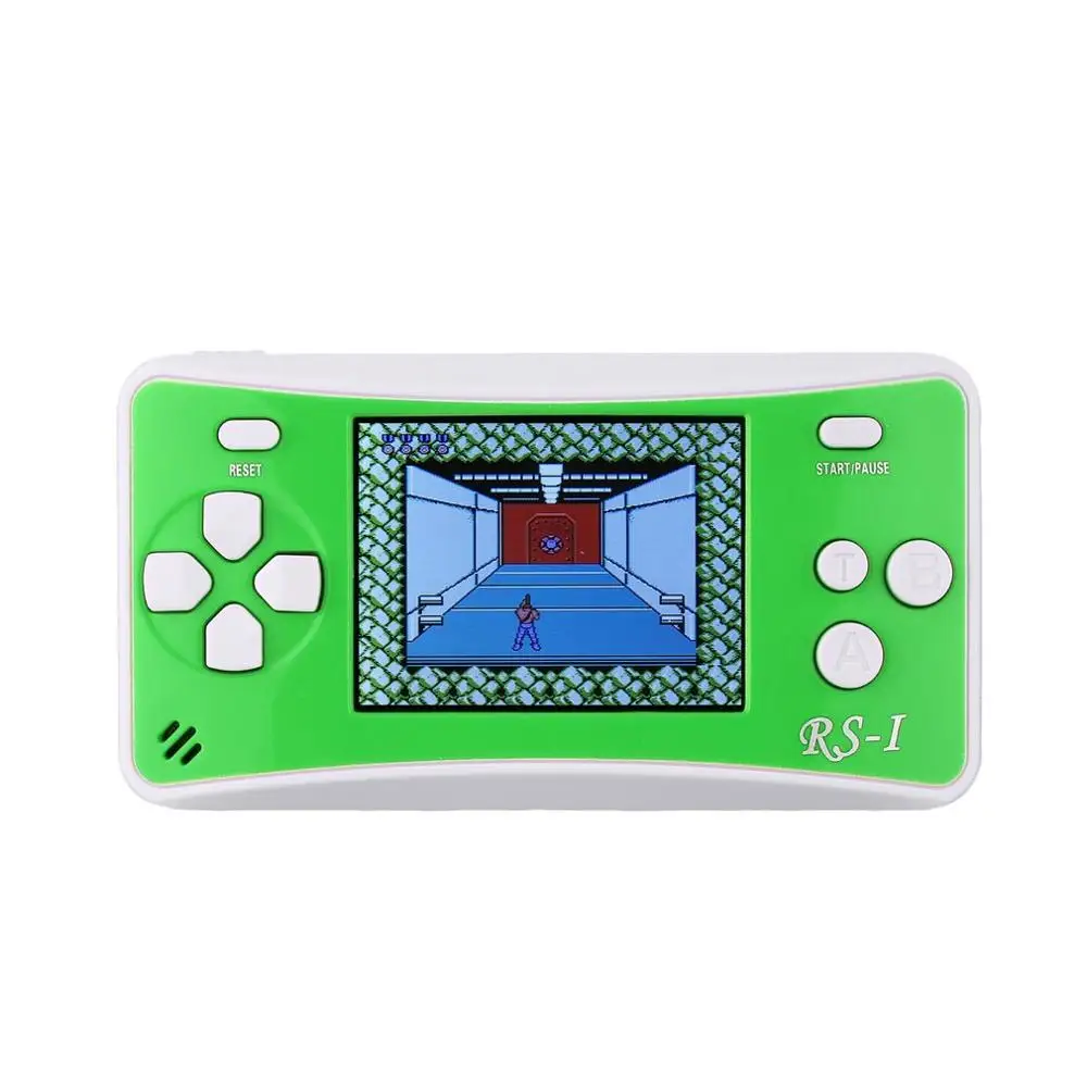 Классические портативные игровые консоли для аркадных игр, портативные 2," ЖК-дисплей, 8 бит, 152 в 1, ретро мини-электроника, новые игры для детей, подарки - Цвет: Зеленый