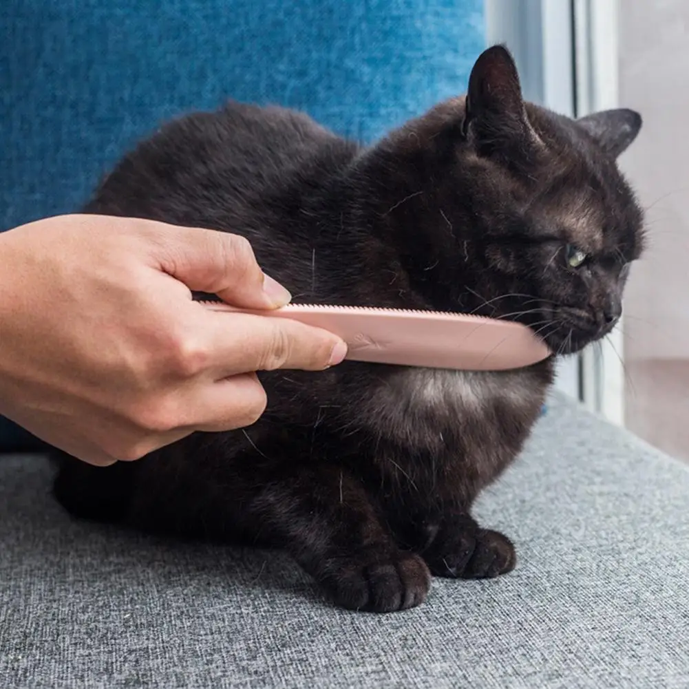 TPFOCUS Cat Tongue Shape Massage Comb for Pet Kitten Beauty Cleaning Supplies