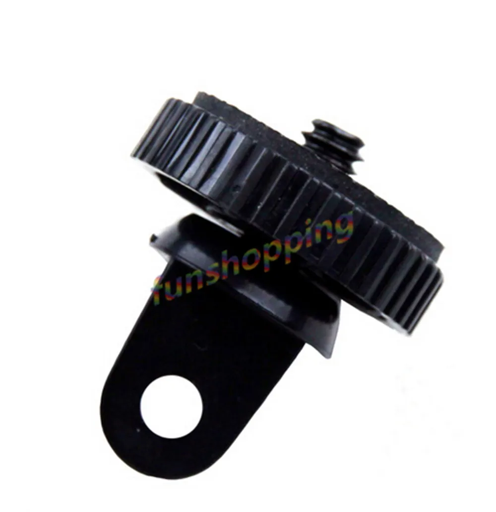 

For Gopro accessories Mini Tripod Screw Mount Adapter 1/4" mount adapter monopod for GoPro HD Hero 6 5 4 3+3 2 Xiaomi Yi Camera