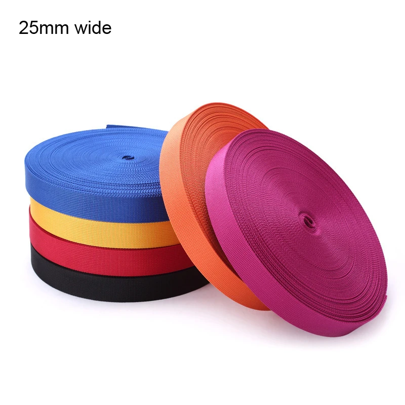 25mm ( 1" wide ) bing 5 yards polypropylene for Bags Sewing Belt