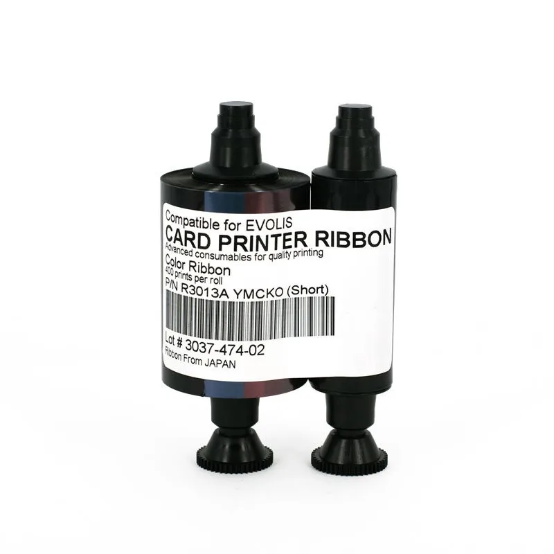 

Compatible Evolis R3013 1/2YMCKO Color Ribbon 400 prints/roll for Evolis Pebble, Dualys Quantum and Securion printer