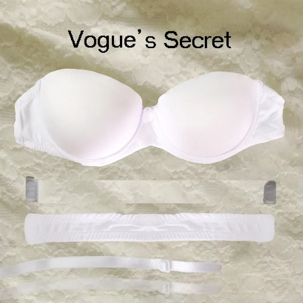 Womens Underwear Push Up Invisible Convertible 32B 34B 36B 36B 36C