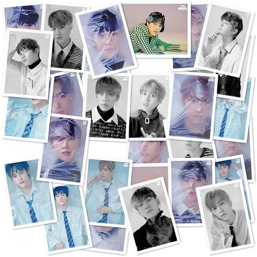 Kpop Boyz только HD Фотокарта мини Альбом Polaroid ЛОМО карта с фотографией younghoon Кевин коллективных карты 40 шт./компл