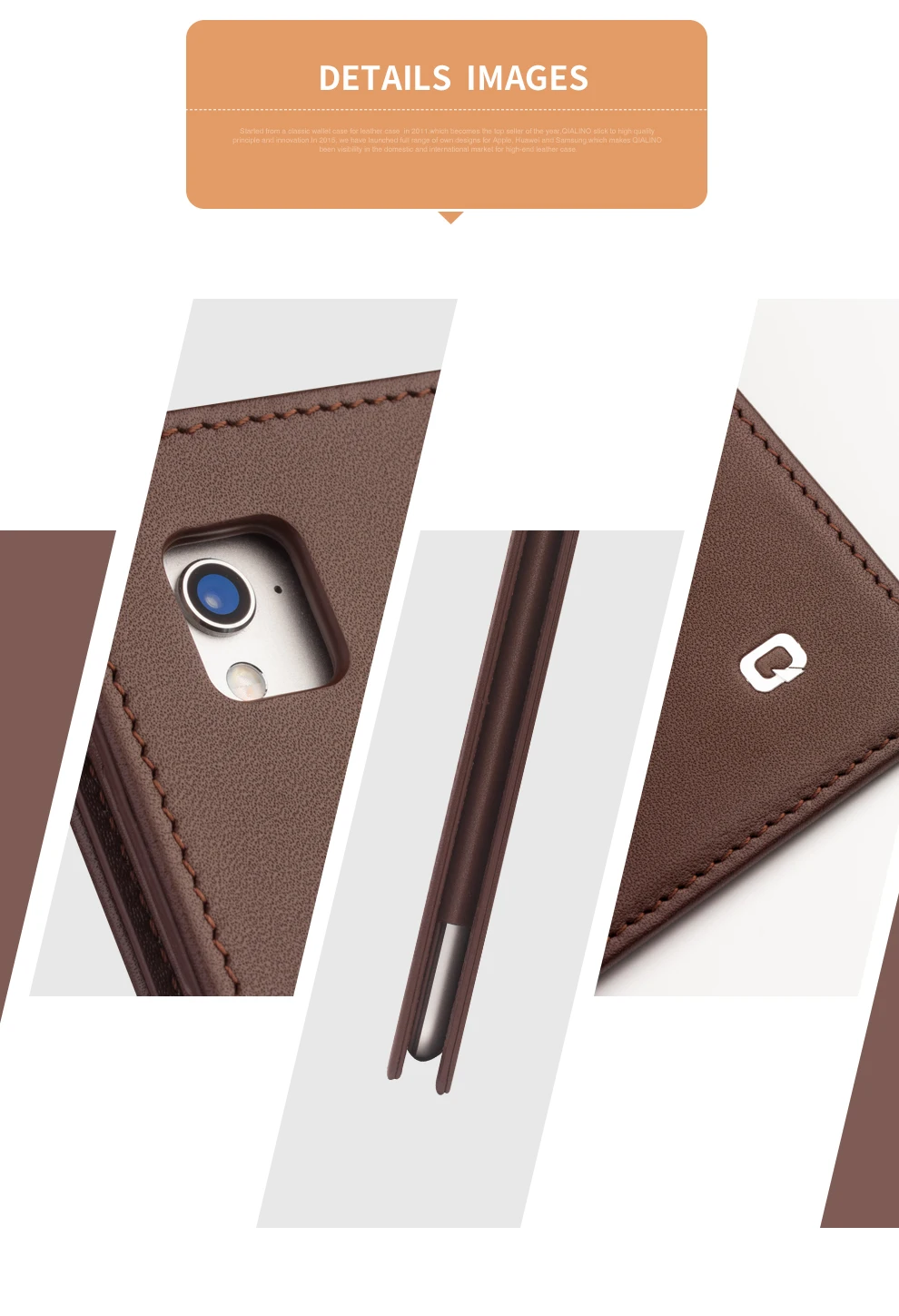 QIALINO, Ультратонкий чехол из натуральной кожи, Ультратонкий чехол для iPad Pro 9,7, флип-чехол, подставка, чехол со слотом для карт, чехол для iPad