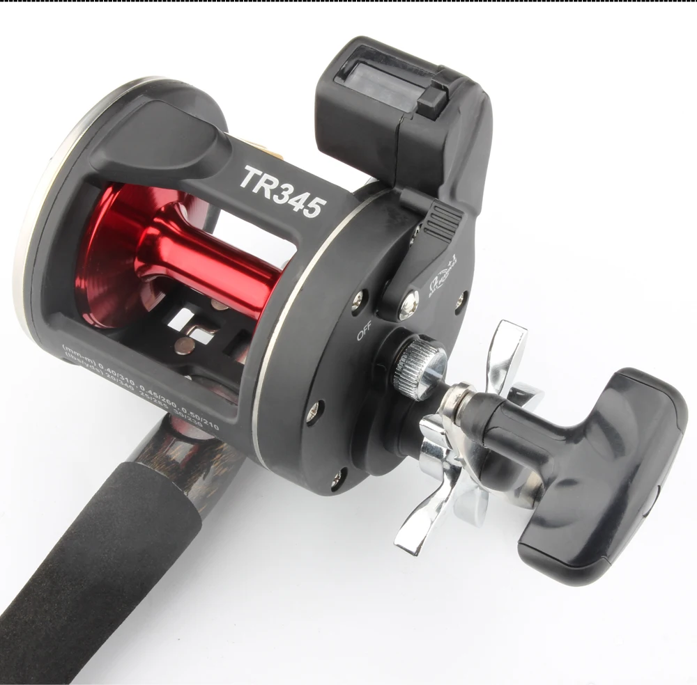 Spinpoler Trolling TR345 With Line Counter Drum Baitcasting Trolling Fishing Reel Saltwater Bait Casting Boat Fishing Wheel  (8)